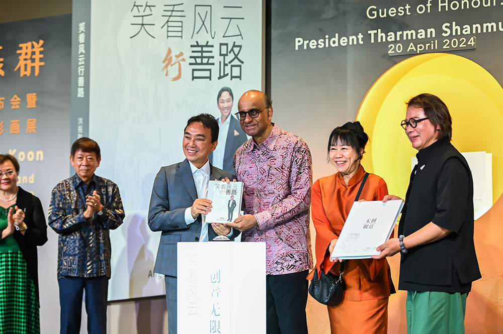 Ang Chin Koon raised over a million dollars for charity through his book launch and photo exhibition